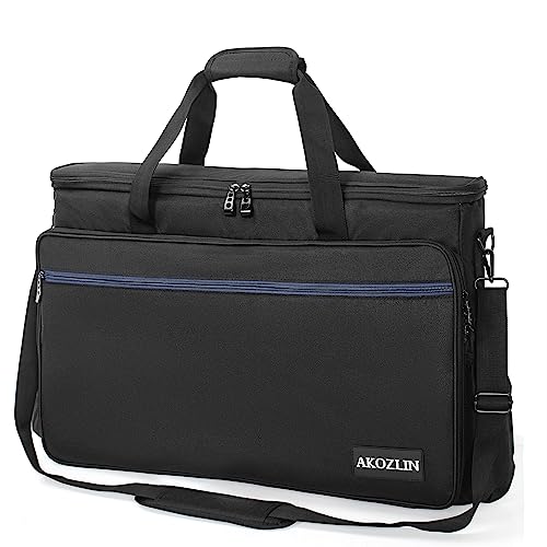 AKOZLIN Padded DJ Controller Mixer Bag Fit For Pioneer Flx 4 DDJ DJ Lite SB 2 3 SB2 SB3 DJ 400 DJ RB Gig Travel Shoulder Bag 20.5”×3.15”×13” - size: 20.5”×3.15”×13”