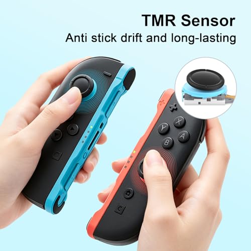 AKNES|GuliKit TMR Joystick Replacement for Switch 2 Joy-Con, Anti-Jitter | Drift-Proof Electromagnetic Sensor Joystick, Repair Kit (Screwdrivers, Tweezers, Pry Tool), DIY Replacement Part