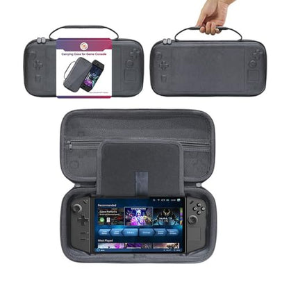 Hesupy for Legion Go Case Storage Bag, EVA Protective Cover Bag Shockproof Travel Carrying Case with 9 Game Card Slots for Legion Go Handheld Gaming Console