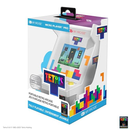 My Arcade Tetris Micro Player Pro: Mini Arcade, Handheld Video Game, 2.75" Screen, Tetris Game - style: Tetris