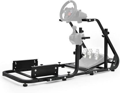 Racing Cockpit Frame Fit for Logitech G25 G27 G29 G920 Without Wheels Pedals and Real Racing Seat Driving Simulator Cockpit with Capacity 220LBS