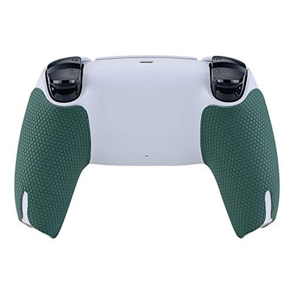 eXtremeRate PlayVital Pine Green Anti-Skid Sweat-Absorbent Controller Grip for ps5 Controller, Professional Textured Soft Rubber Pads Handle Grips for ps5 - color: Pine Green