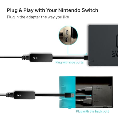 TP-Link USB to Ethernet Adapter (UE306), Supports Nintendo Switch, 1Gbps Gigabit RJ45 to USB 3.0 Network Adapter, Foldable & Portable Design, Plug and Play, Compatible with Windows, macOS, and Linux - style: USB 3.0 (Switch Compatible)