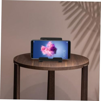 HOMSFOU Handheld Console Stand Lightweight Portable Gaming Console Base Anti-Skid Design for and Switch Sturdy Construction for Enhanced Gaming Experience - color: Black