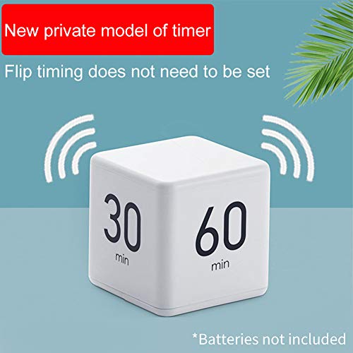 Cube Timer - 15-20-30-60Min for Time Management Kitchen & Workout Timer with Adjusted Volume for Time Management,Classroom,Workout, Kitchen,Cooking
