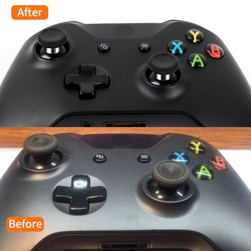 RALAN Replacement Interchangeable Thumbsticks Joysticks Repair Kit for Xbox One, Xbox Series X/S, PS4/PS5/NS Pro Controllers, 3 Height Plastic Base, 5 Grip Designs (PS5/Switch PRO) - color: PS5/Switch PRO