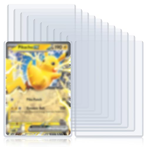 Rainmae 30 Pack 5.4" x 7.5" Jumbo Card Sleeves, Rigid Photocard Protectors for Oversized Trading Cards Sheet Protectors, Paper Sleeves Jumbo Sports Cards Sleeves Hard Plastic Document Holder Protector - size: 5.4" x 7.5"(30 Pcs)