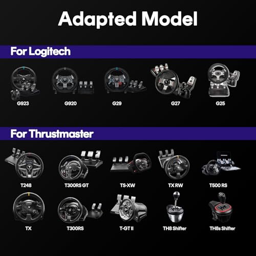 DIWANGUS Racing Wheel Stand with SeatLink Part Foldable Steering Wheel Car Simulator Adjustable Sim Racing for Logitech G29 G920 G923 G27 G25 for T248X T248 T300RS T150 458 TX PS4 PS5 Accessories