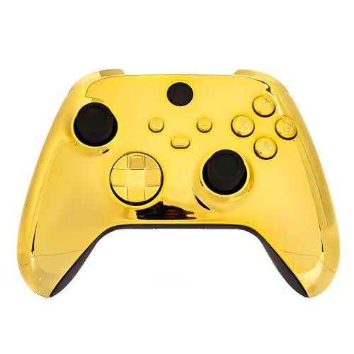 Crazy Controllerz Customz Series Custom Wireless Controller for Xbox One Series X S PC - Gold Chrome Design - color: XS GOLD CHROME