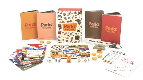 Keymaster Games - Parks Roll & Hike - Strategic Dice Game for 1-4 Players - Explore US National Parks - Fun, Fast & Travel-Friendly for Family Game Night, Camping, & Adventure Lovers | Ages 10+