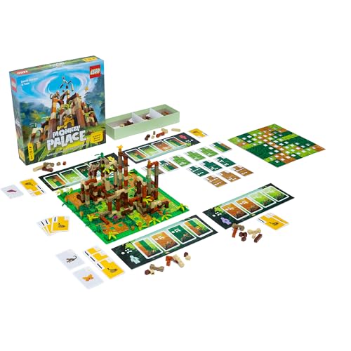 Monkey Palace - LEGO Board Game, Brick Building Strategy Board Game for Kids 8-12, Family Fun for Adults, LEGO Fun Toys for Kids & Families, 2-4 Players Ages 10+, 45 Minute Playtime | For brick fans, stack towers, score with monkeys, Compatible with LEGO
