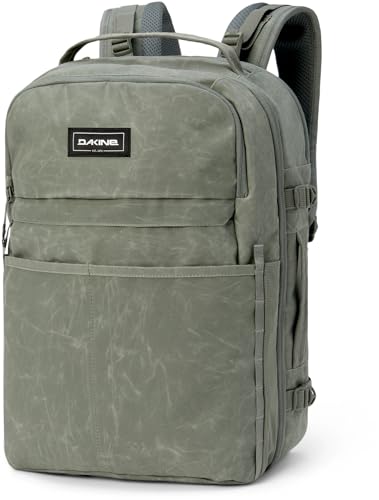 Dakine Split Adventure 28L Travel Backpack, Carry-On Size | Carry-on legal travel pack with split-level organization, side compression and load-lifter straps for heavy loads. - color: Mulled Basil, size: 28L