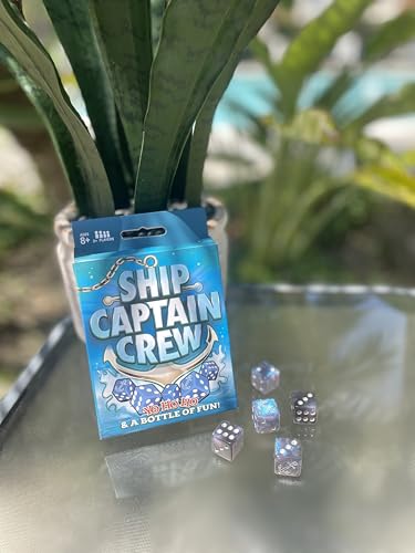 TDC Games Ship Captain Crew Dice Game, Great for Party Favors, Family and Travel Games, Dice Game for Adults - size: Small