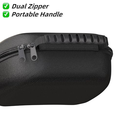 NQQNQQ 【1PACK Universal Game Controller Protective Case - Travel Storage Compatible with Xbox One, Xbox Series X/S, PS4, PS5, and Nintendo Switch Controllers - sturdy Carrying Case AA-B (Black)