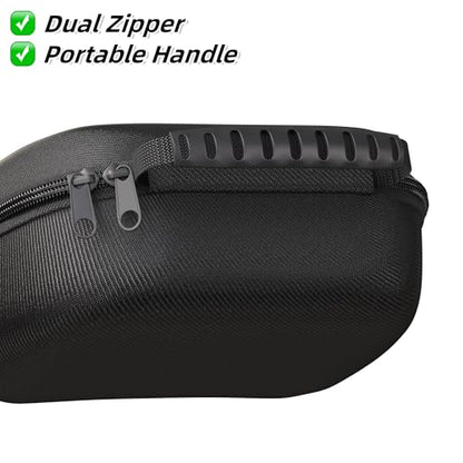 NQQNQQ 【1PACK Universal Game Controller Protective Case - Travel Storage Compatible with Xbox One, Xbox Series X/S, PS4, PS5, and Nintendo Switch Controllers - sturdy Carrying Case AA-B (Black)