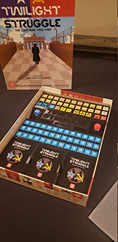 Insert / Box Organizer with Player Trays for Twilight Struggle
