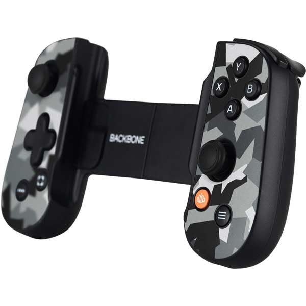 Skinit Decal Gaming Skin Compatible with Backbone One for iPhone Game Controller - Urban Camouflage Black Design - color: Black - CMOCSRX2