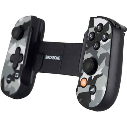 Skinit Decal Gaming Skin Compatible with Backbone One for iPhone Game Controller - Urban Camouflage Black Design - color: Black - CMOCSRX2