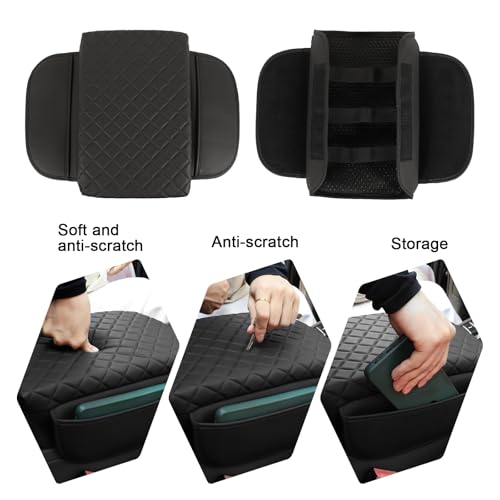 Console Cushion Cover for Toyota Tacoma 4Runner 2024 2025 2026 | SR SR5 Off-Road PreRunner TRD-Sport pro Limited Tacoma Organizer Armrest Storage Box Cover Tacoma Accessories - size: for tacoma 2024 2025