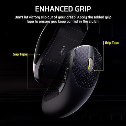 Corsair Sabre v2 PRO Ultralight FPS Wireless Gaming Mouse – 33,000 DPI, 36g Weight, 8,000Hz Hyper-Polling, Mechanical Switches, Up to 70-Hour Wireless Battery Life, Web Hub – Black - color: Black