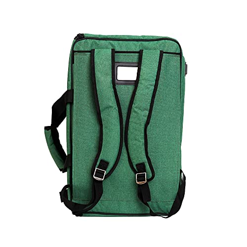 Board Game Bag, [Backpack/Shoulder Strap/Luggage Slip] | Padded Board Game Carrier (Fern Green)