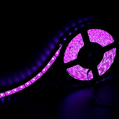 SUPERNIGHT RGB LED Strip Lights Waterproof, 32.8 FT 10M 600LEDs | SMD 5050, Color Changing, Flexible, for Bedroom, TV Back Lighting, Christmas, Halloween Day, Not Include Power Adapter - size: 32.8 FT
