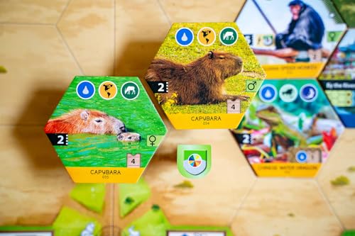 Capstone Games Sanctuary Animal-Themed Strategy Board Game | 1-5 Players