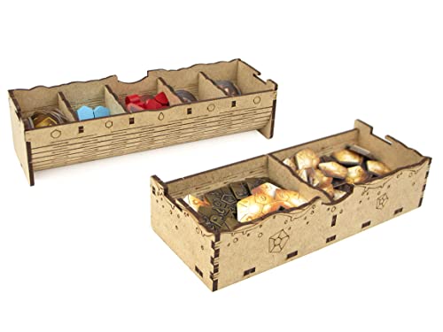 TowerRex Organizer for Sleeping Gods and Tides of Ruin Expansion, Storage Insert for Board Game, Accessories Upgrade