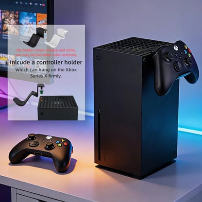 Hard Carrying Case Compatible with Xbox Series X, Controller, Accessories | Protective Travel bag for Xbox Series X Disc or Digital Version Console, Cables and Other Accessories