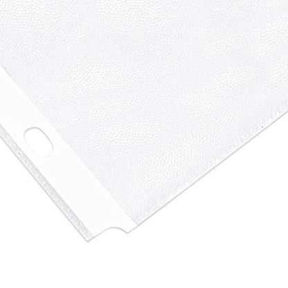 Amazon Basics Durable Clear Sheet Protectors for 3 Ring Binder, 8.5 in x 11 in, 3 holes, 200 Pack