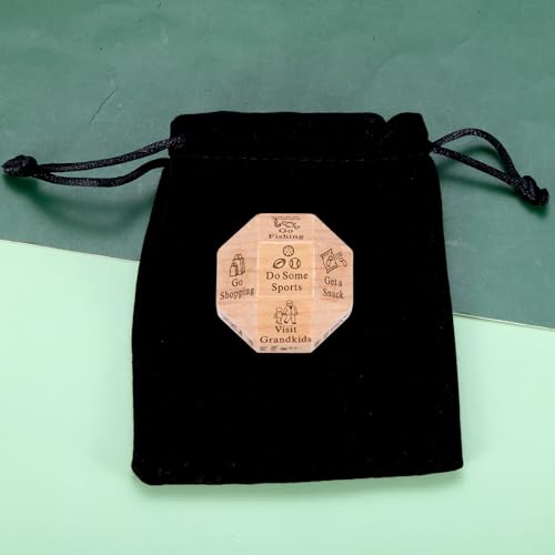 Funny Retirement Gift Dice for Men Women, 2026 Wooden Dice Retired Gift for Him Her, Funny Decision Dices Happy Retirement Gifts for Teacher Coworker, Going Away Leaving Farewell