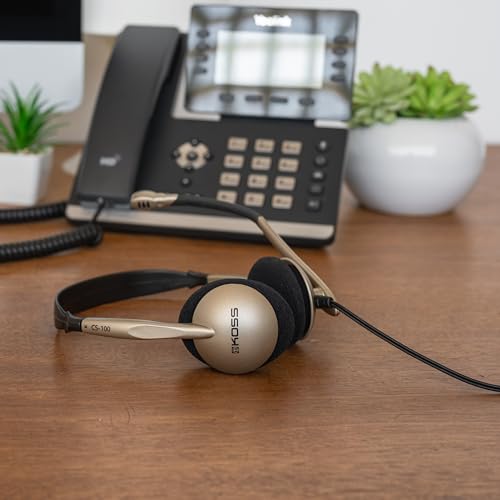 Koss CS100 Speech Recognition Computer Headset, Silver and Black - style: 3.5mm Plug