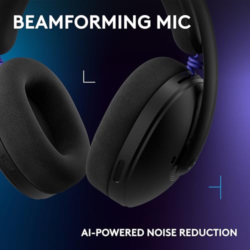 Logitech G325 Lightspeed Wireless Gaming Headset - Black | All-Day Comfort, Built-in Mic with Noise Reduction, 24-Bit Audio, 24+ Hr Battery Life, for PC, PlayStation, Switch, Mobile - color: Black