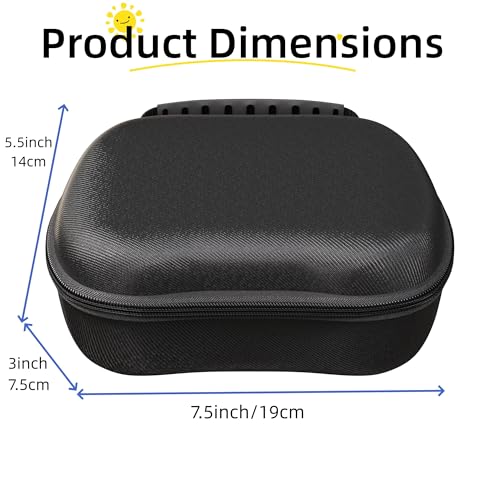 NQQNQQ 【1PACK Universal Game Controller Protective Case - Travel Storage Compatible with Xbox One, Xbox Series X/S, PS4, PS5, and Nintendo Switch Controllers - sturdy Carrying Case AA-B (Black)