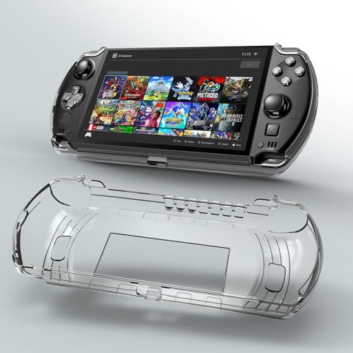 Protective Cover Case for GPD Win 4 Handheld Gaming PC, TPU Skin Sleeve Anti-Drop Shockproof Shell Case for Win 4 Game Console Accessories (Transparent) - color: Transparent