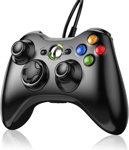 Xbox 360 Wired controller Gamepad Controller for Xbox 360(Black)