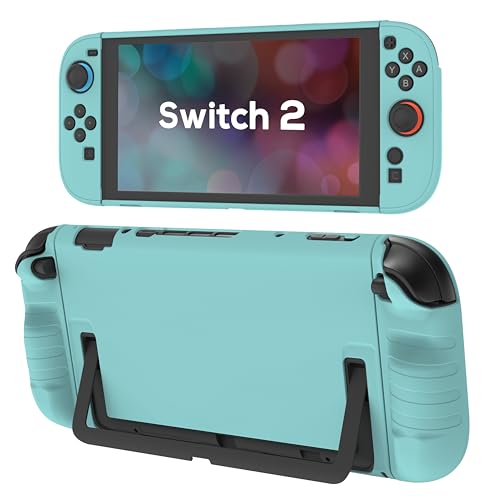TIKOdirect Protective Case for Switch 2, Hard PC Slim Dockable Cover Case Designed for Switch 2 2025, Game Console and Joy Con Controllers, Blue - color: Blue