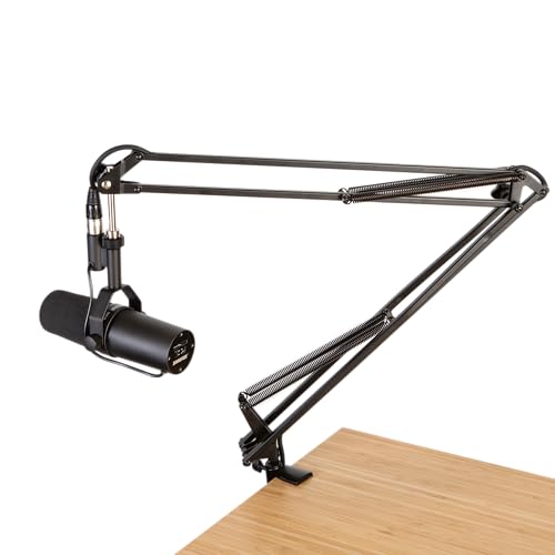 Gator Frameworks Spring-loaded Desk-Mounted Microphone Boom Arm for Broadcasts, Podcasts, Content Creation, Live Streaming, & Similar Applications (GFWMICBCBM1000) - style: 1000 Series