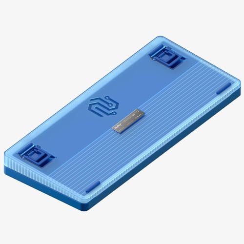 nuphy Halo75 V2 Mechancial Gaming Kyeboard,75% Wireless Hot Swappable Bluetooth Keyboard,83 Kyes RGB Backlit Keyboard,Support Bluetooth/2.4GHz/USB-C (Blue, Lemon (55gf)) - color: Blue, size: Lemon (55gf)
