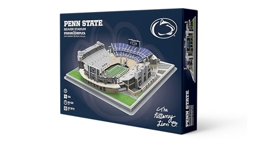 Pro-Lion 3D Jigsaw Puzzle of Beaver Stadium – 134 Pieces | Penn State Nittany Lions College Football Model | NCAA Football Stadium Building Kit | Creative Gift for Men, Boys & Kids Aged 8+ - style: Penn State Nittany Lions