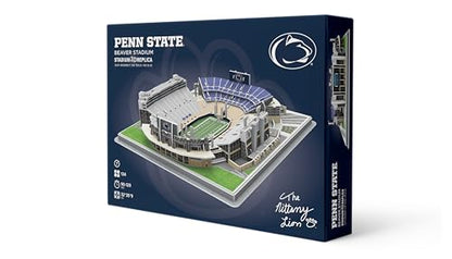 Pro-Lion 3D Jigsaw Puzzle of Beaver Stadium – 134 Pieces | Penn State Nittany Lions College Football Model | NCAA Football Stadium Building Kit | Creative Gift for Men, Boys & Kids Aged 8+ - style: Penn State Nittany Lions