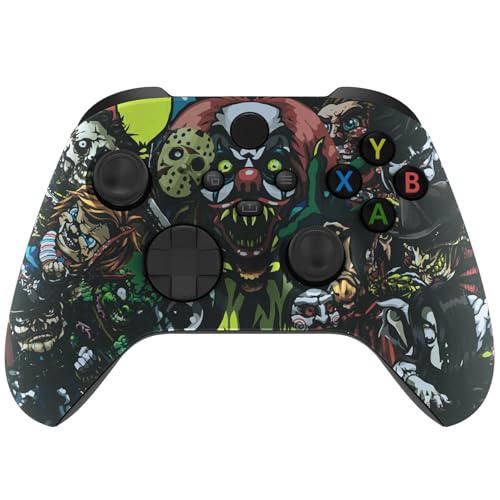 Stealth Controllers Wireless Controller for Xbox Series S, Xbox Series X, Xbox One - Soft Touch Feel - Custom Series S/X Controller (Scary Party) - color: Scary Party