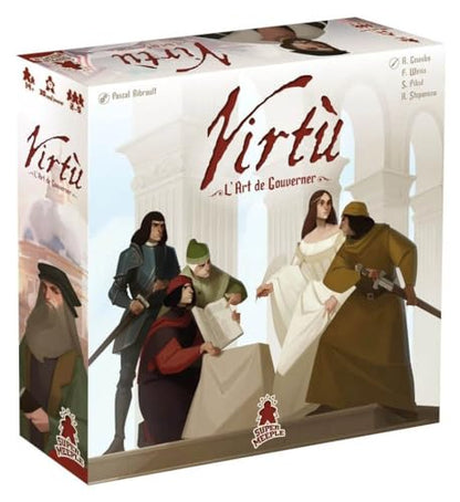Virtù Board Game Italian Renaissance Themed Strategy Game Deep Strategic City Building Game for Adults and Teens Ages 14+ 2-5 Players Average Playtime 60-150 Minutes, Made by Super Meeple