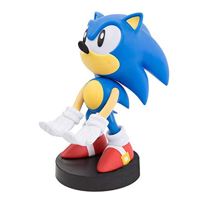 Exquisite Gaming Sonic Controller Holder, Phone Stand & Cable Guys Collectible Figure, 8 inch