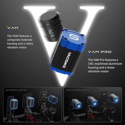 SIMSONN Racing Simulator Pedals Vibration Motor Module Haptic Pedals Reactor (VAM 2PCS PER SET) - color: VAM 2PCS PER SET