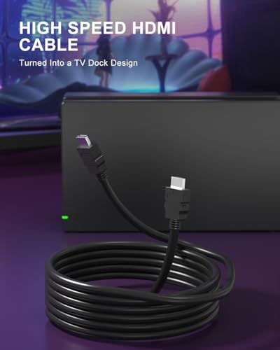 Dock Station for Nintendo Switch/Switch OLED, Replacement 3-in-1 TV Dock Set with Original IC Module, AC Charger & High-Speed HDMI Cable for 1080P HD Output（Not Compatible with Sw 2）