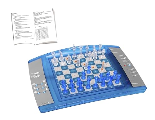 Lexibook, ChessLight Electronic Chess Game, LCG3000 | Touch-sensitive board, 64 difficulty levels, Light and sound effects - style: LCG3000