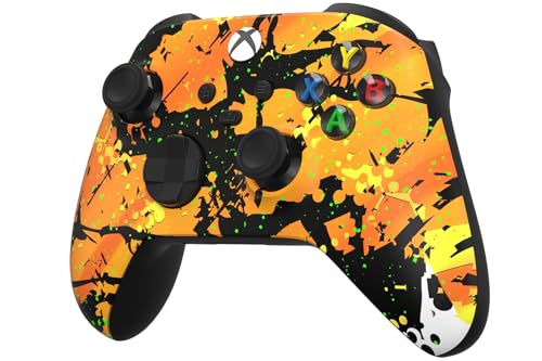 Custom Controllerzz Wireless Controller for Microsoft Xbox Series X/S & Xbox One - Custom Soft Touch Feel - Custom Series X/S Controller (X/S Molten Camo) - color: X/S Molten Camo