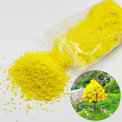 Cayway 5 Color Tree Powder Model, Simulation Tree Powder, Simulation Flower Modelling Powder, DIY Model Trees Basing Material Kit for Building Model Railway Fairy Garden Diorama Scenery - style: Style A