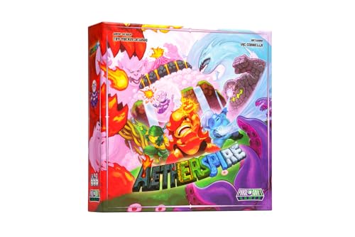 Phase Shift Games Aetherspire 3D Tower Defense Game, Cooperative, Ages 14+ | Phase Shift Games Aetherspire; cooperative 3D tower defense game; 1-4 players; ages 14+ | 1-4 Players, 45 Minutes Playtime, Ages 14+, Strategic Fantasy Tabletop Game, Winner of T